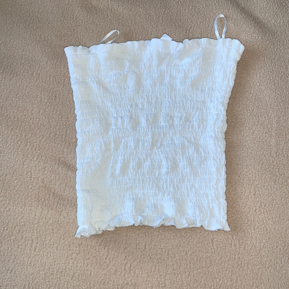 White Bandeau Crop Top /Brand: Love Tree